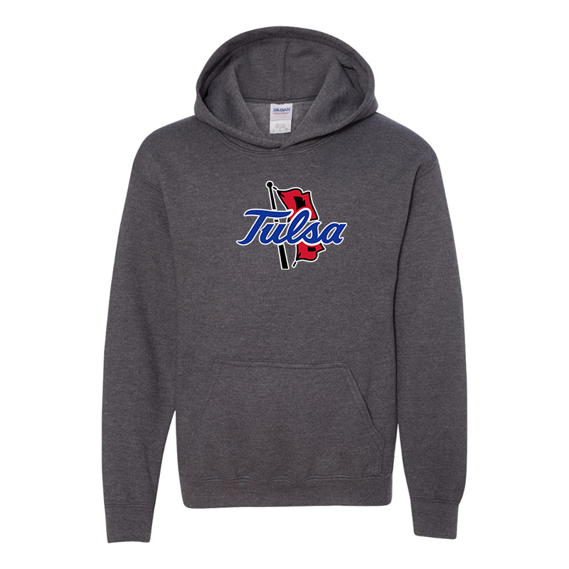 Youth Tulsa Golden Hurricane Gildan Heavy Blend  Hooded Sweatshirt